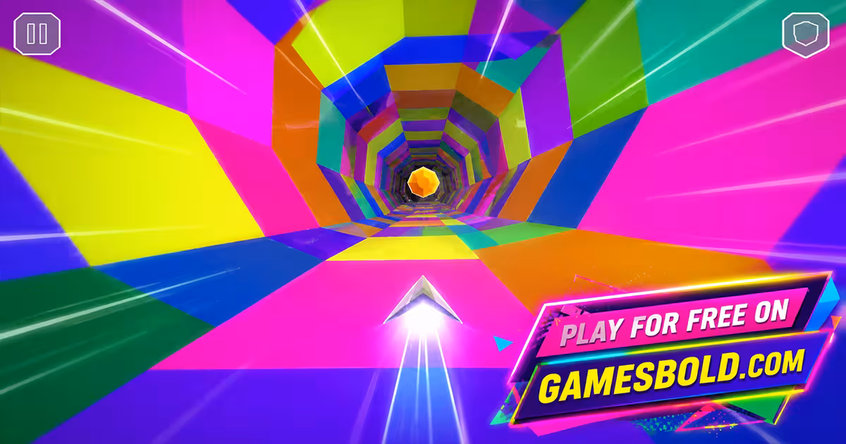 Gameplay screenshot of Tunnel Rush
