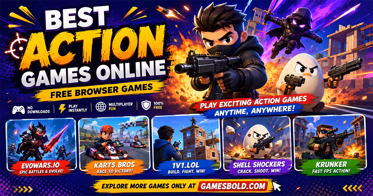 Best Action Games Online – Free Browser Games You Can Play Right Now