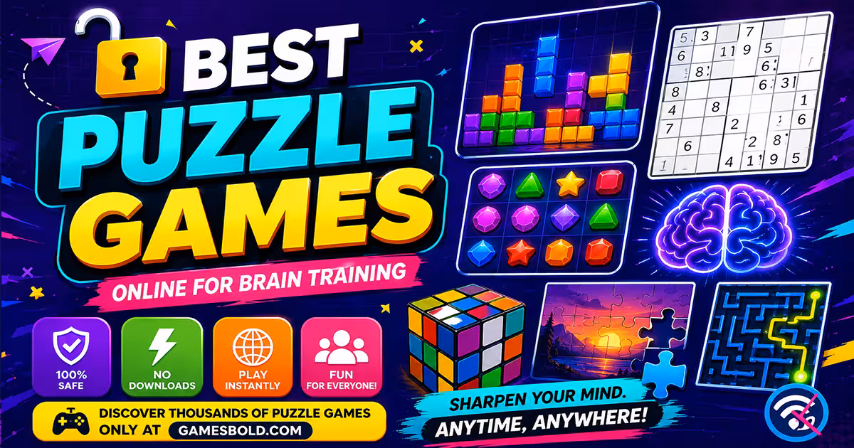 Best Puzzle Games Online for Brain Training