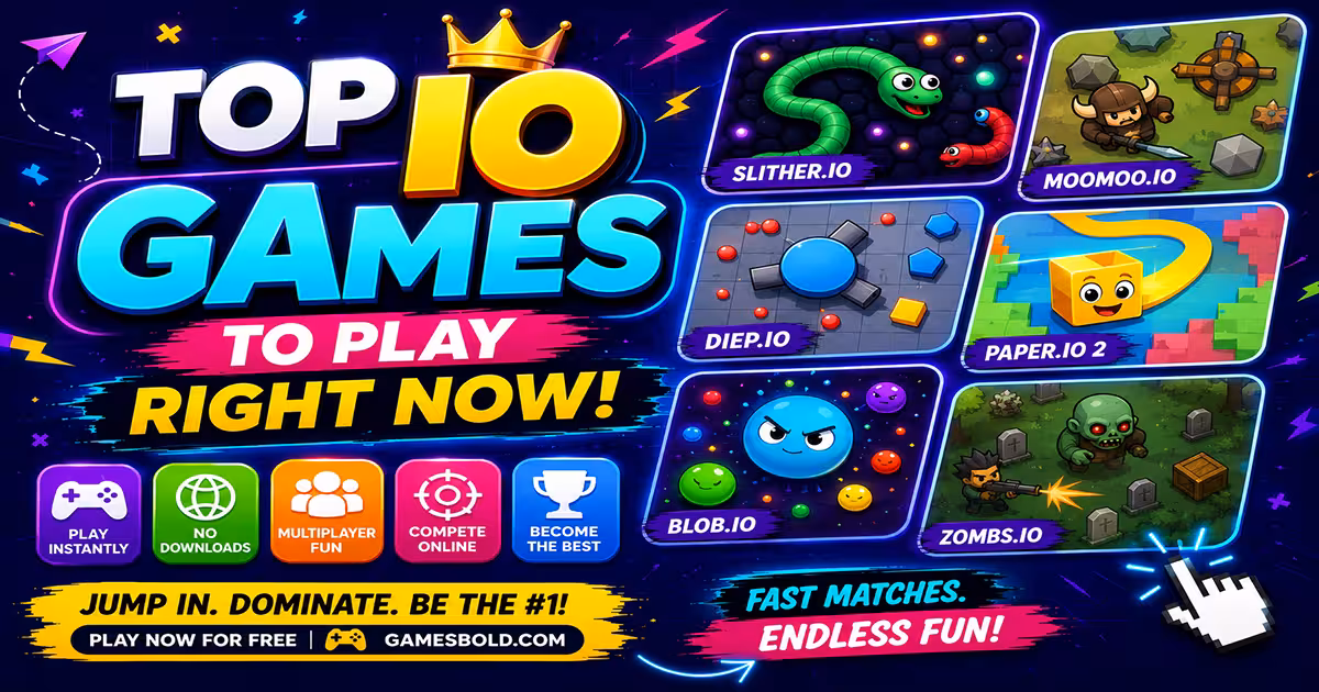 Top IO Games to Play Right Now